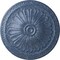 Ekena Millwork Alexa Ceiling Medallion (Fits Canopies up to 3"), Hand-Painted Americana Crackle, 15"OD x 1 3/4"P CM14AXAMC - alternate 1